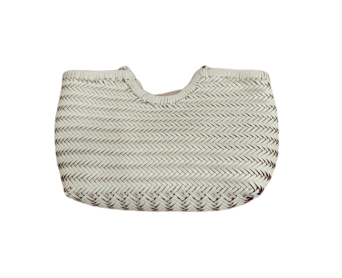 Handwoven Leather Shopping Bag