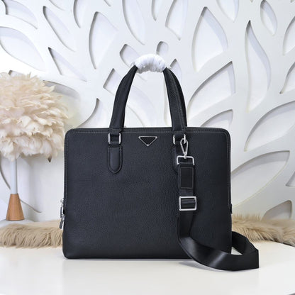 Vintage Style Genuine Leather Briefcase for Men