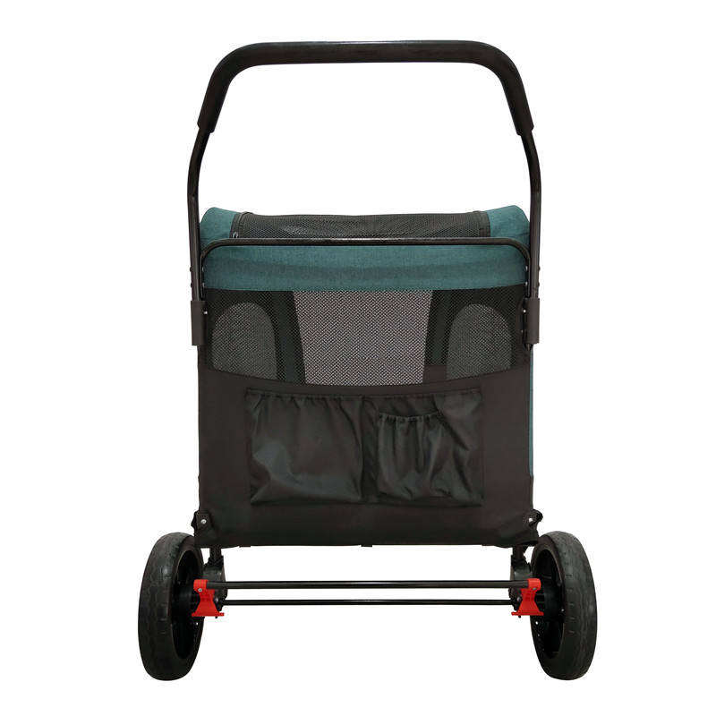 4-Wheel Foldable Pet Outdoor Stroller Carrier