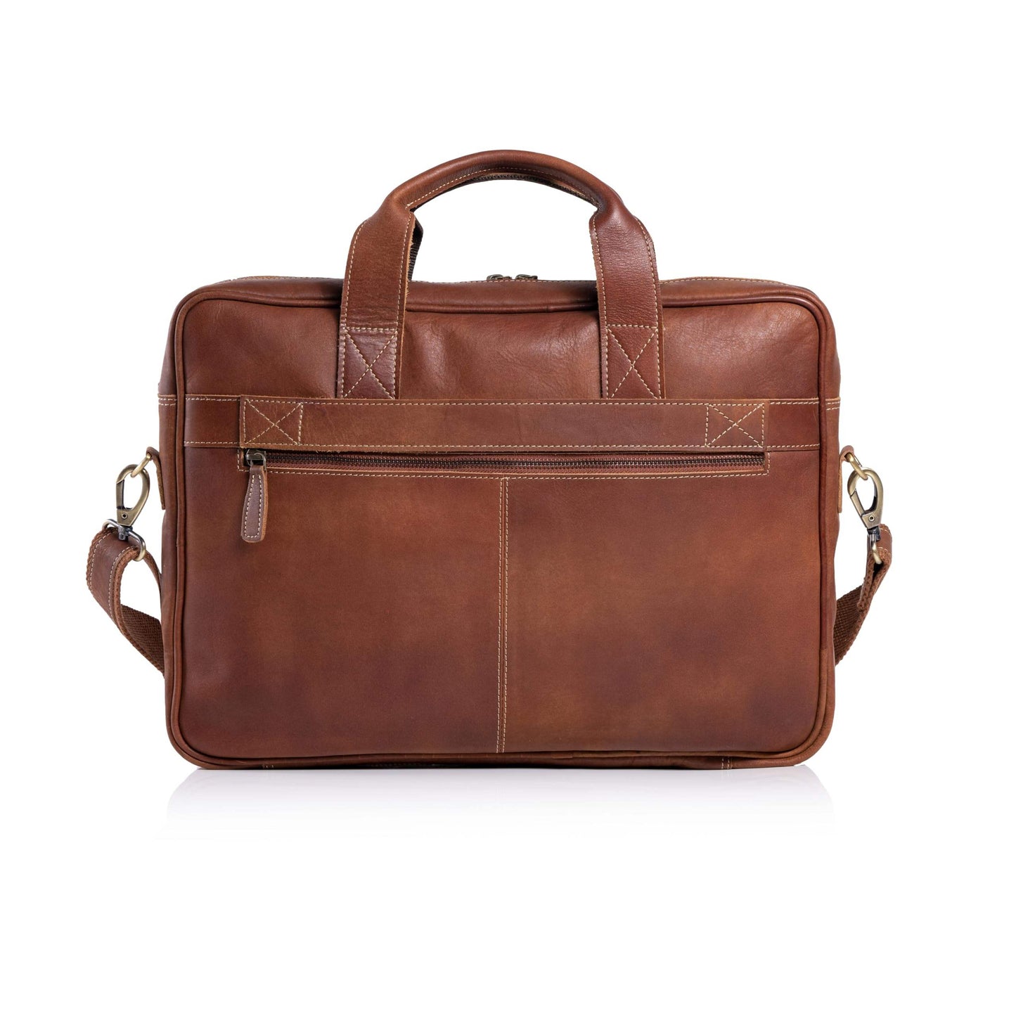 Vintage PU Leather Briefcase with Large Capacity