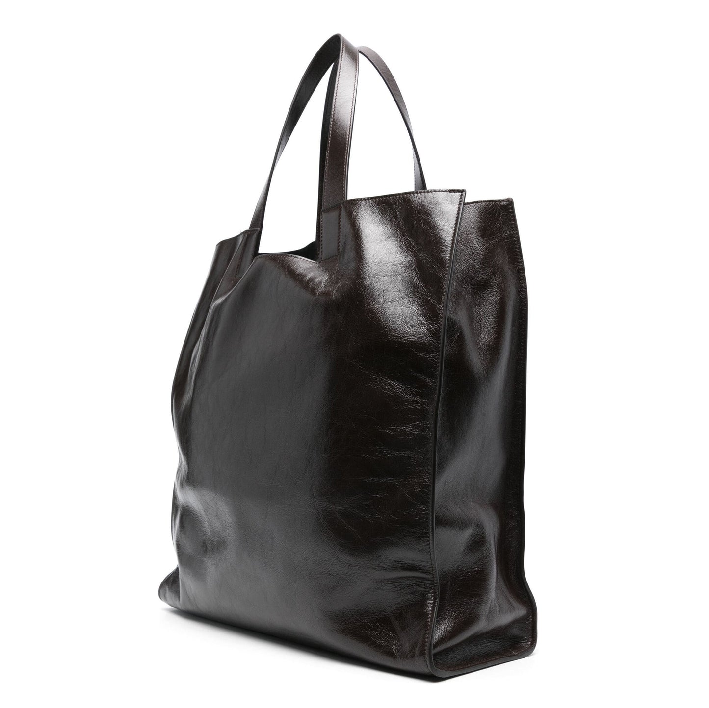 Large Capacity Genuine Leather Shopping Bag