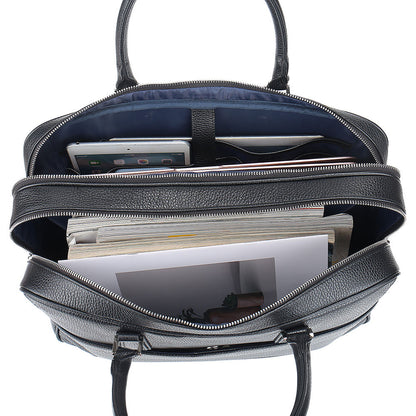 Smooth Leather Business Briefcase