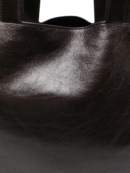Large Capacity Genuine Leather Shopping Bag