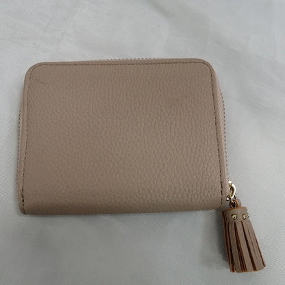 Smiley Face PU Leather Coin Purse with Tassel